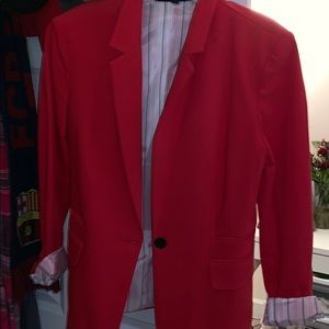 Red blazer